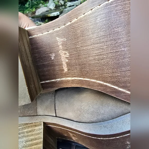 Sam Edelman Women's Bellamie Harness Bootie 7.5 Brown Suede - Picture 10 of 12